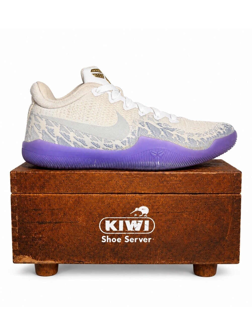 Nike Kobe Mamba Rage Purple Platinum 908972-124 Men’s 7.5 Basketball Shoes